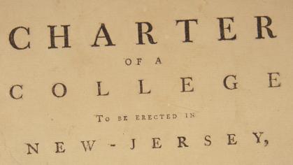 The original charter of 1766