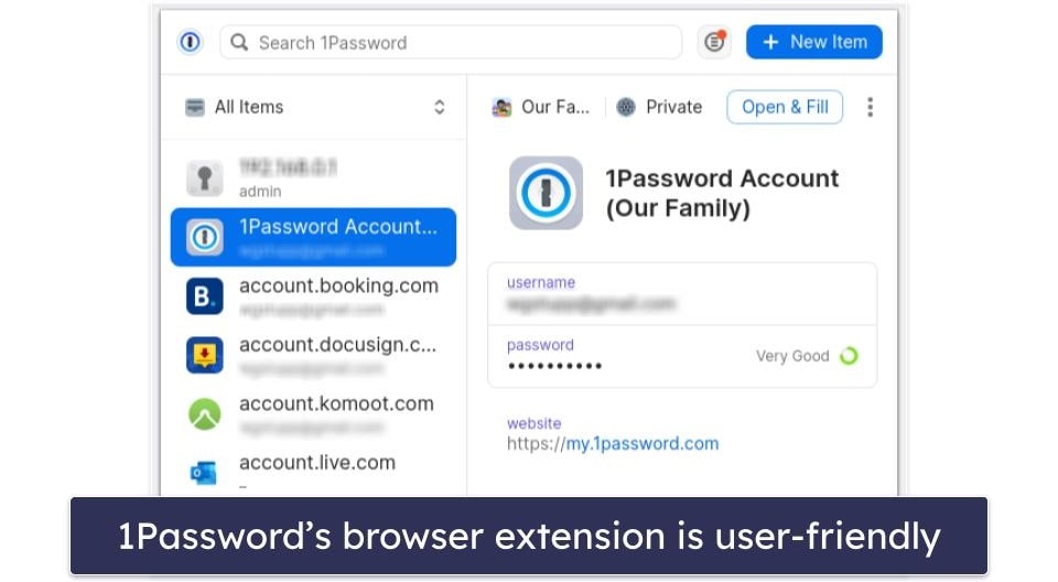 1Password Security Features