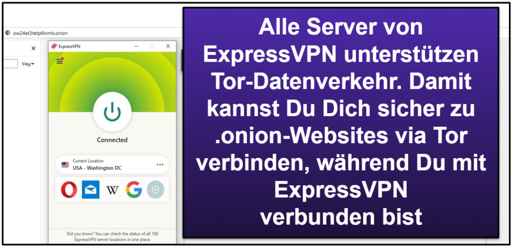 ExpressVPN Funktionen