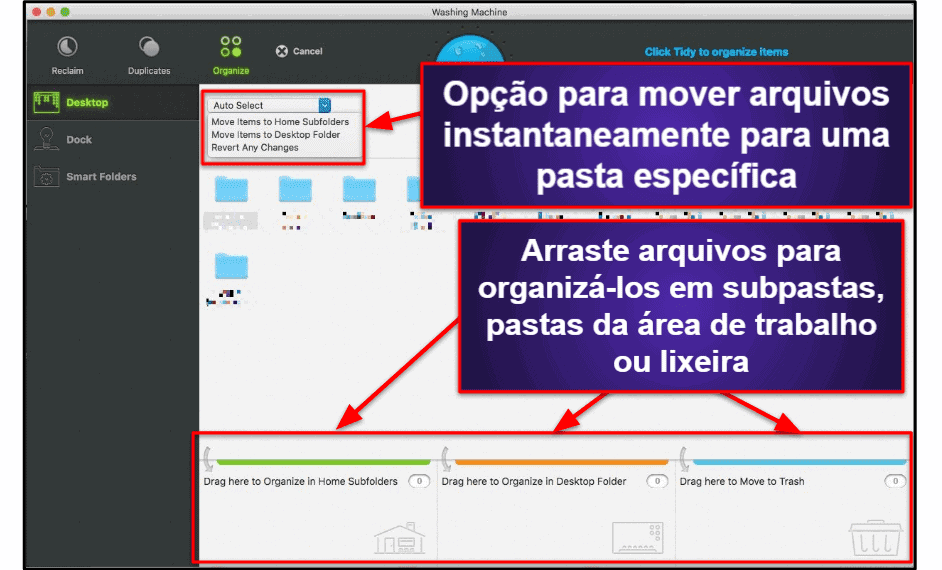 Recursos de segurança do Intego