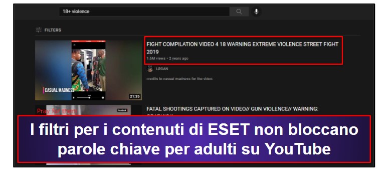 Le funzionalità di sicurezza di ESET