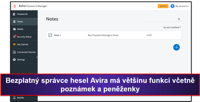 9. Avira Password Manager — Snadné nastavení a intuitivní funkce