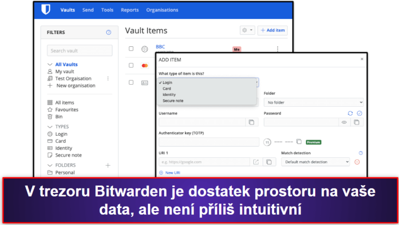 Bonus. Bitwarden – Nejlepší open-source řešení