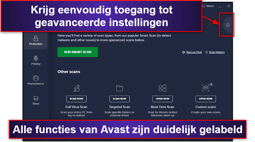 Avast Antivirus: Gebruiksgemak en installatie