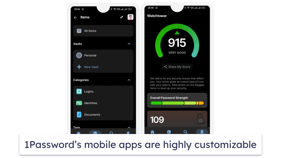 1Password Mobile App