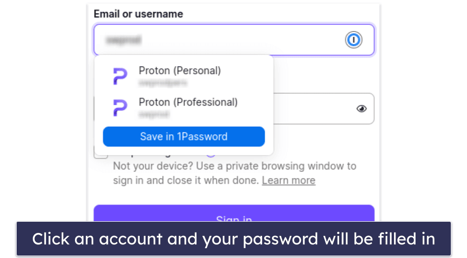 1Password Security Features