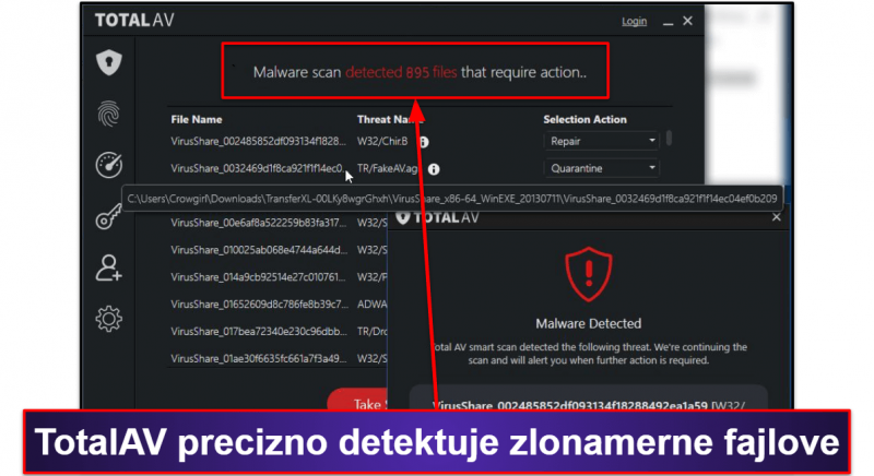 🥉3. TotalAV — Najbolja kombinacija antivirusa za Windows