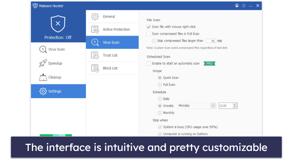 Glarysoft Malware Hunter Ease of Use &amp; Setup