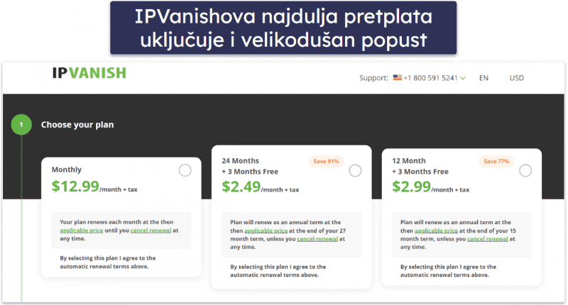 10. IPVanish – neograničen broj veza + dobar za torrenting