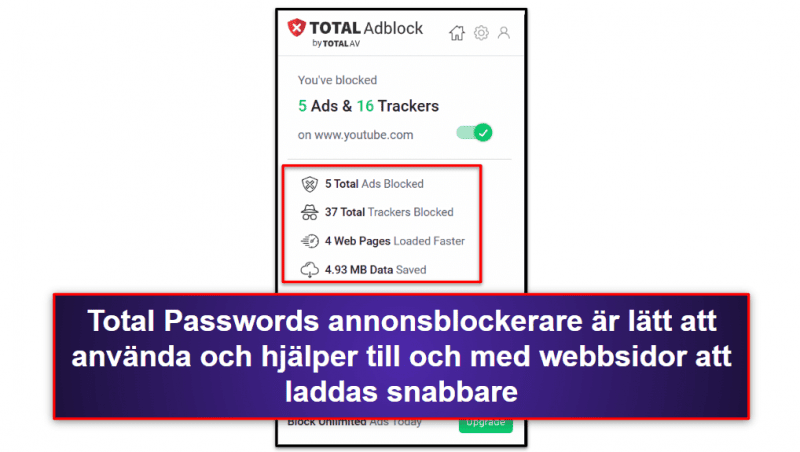 7.Total Password — Pålitlig lösenordshanterare med fjärrutloggning