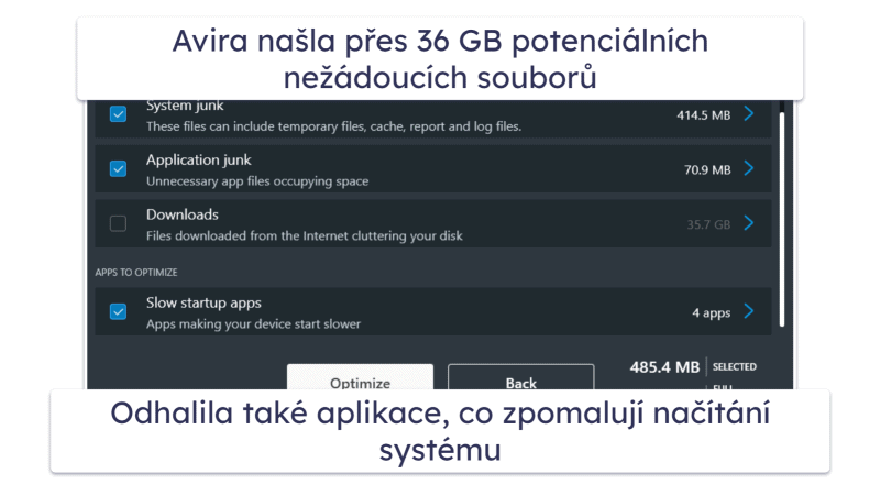 8. Avira Prime – Nejlepší pro optimalizaci systému