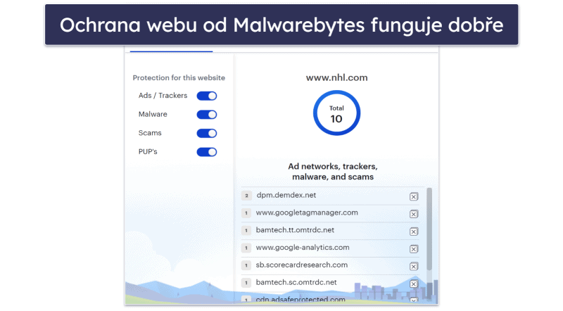 10. Malwarebytes – Nejlepší pro základní ochranu