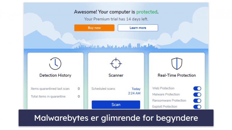 10. Malwarebytes — Bedst til Grundlæggende Beskyttelse