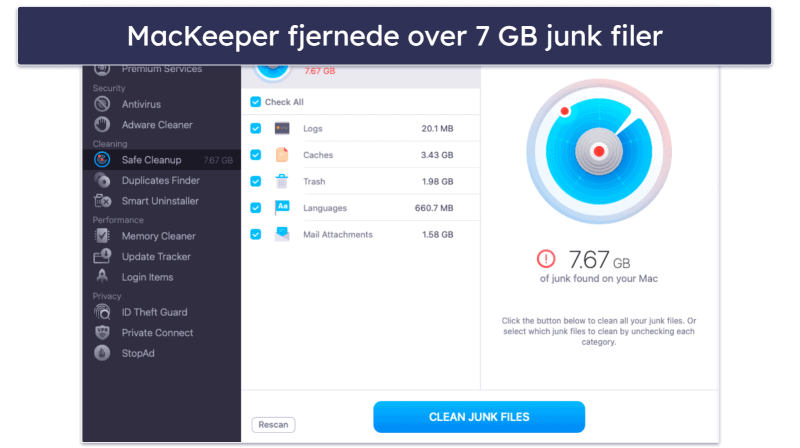 Bonus. MacKeeper — Intuitiv &amp; Funktionsrig Antivirus til Mac