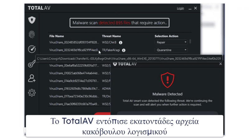 🥉3. TotalAV — Най-добър избор откъм лекота на ползване (много подходящ за начинаещи)