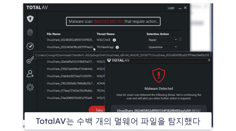 🥉3. TotalAV — 가장 사용하기 쉬움(초보자 친화적)