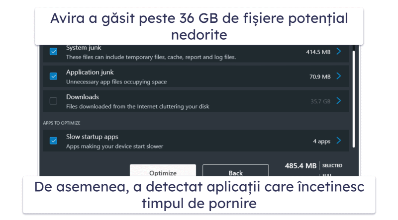 8. Avira Prime — Cel mai bun pentru optimizarea sistemului