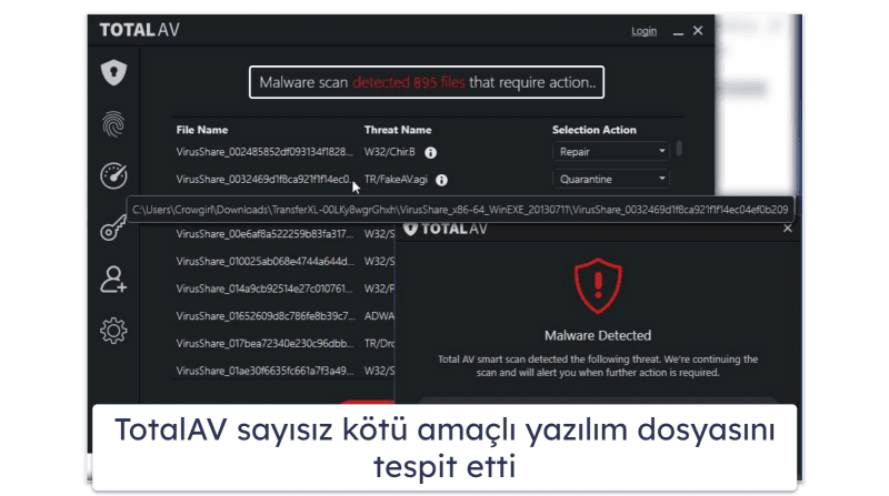 🥉3. TotalAV – Kullanım Kolaylığı Bakımından En İyisi (Yeni Başlayanlar için Mükemmel)