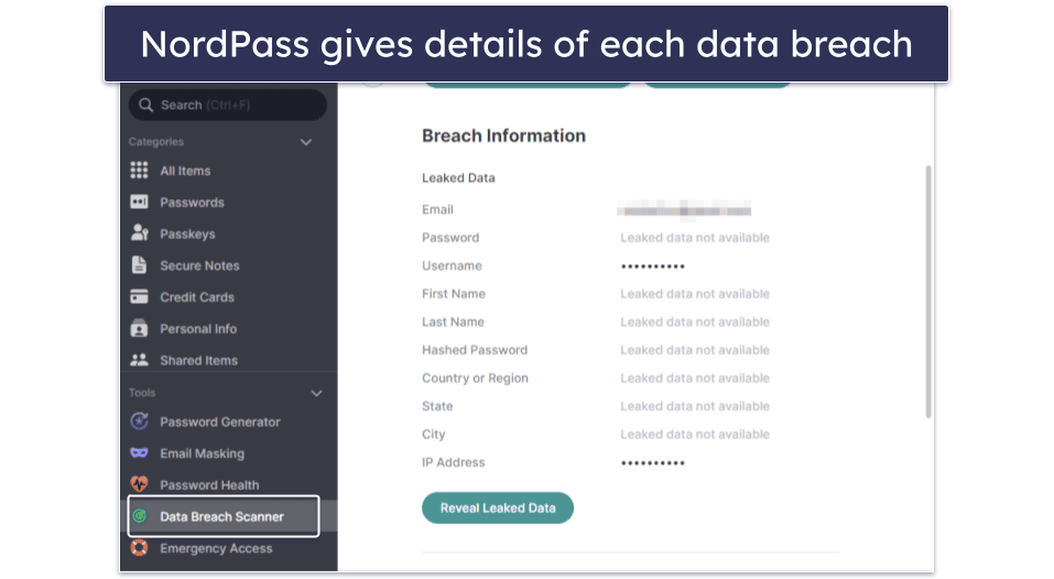 NordPass Security Features