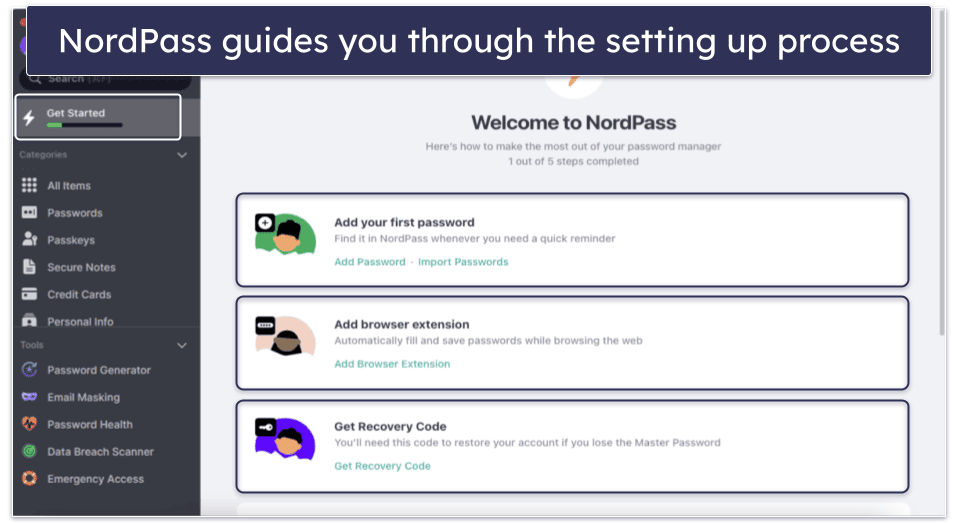 NordPass Ease of Use &amp; Setup