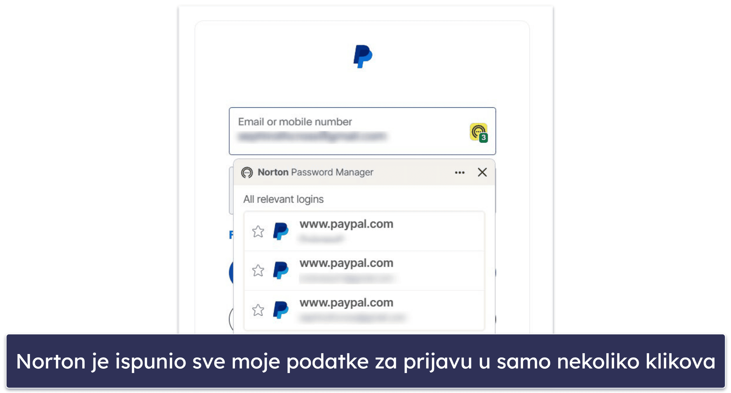 Nortonove značajke sigurnosti