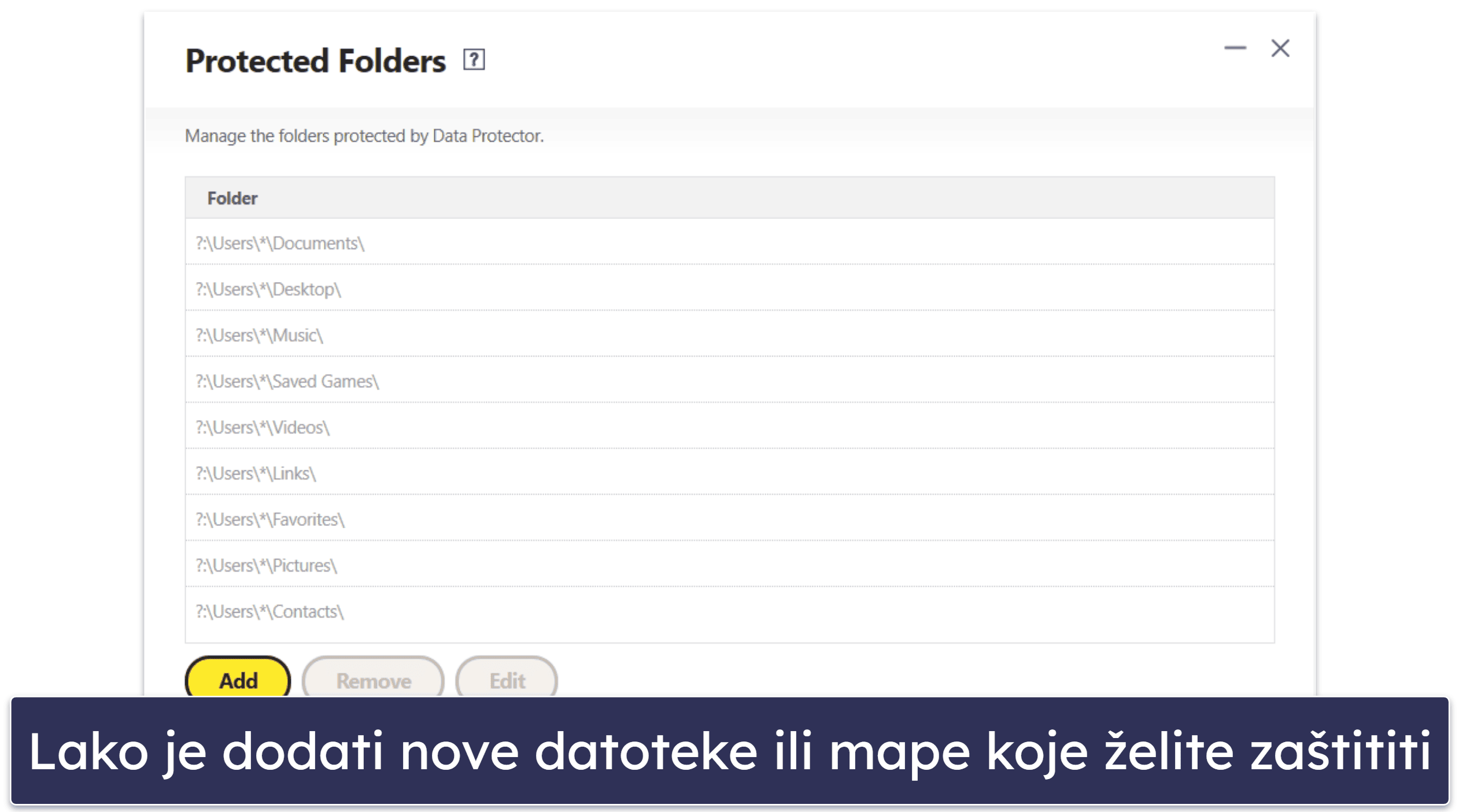 Nortonove značajke sigurnosti