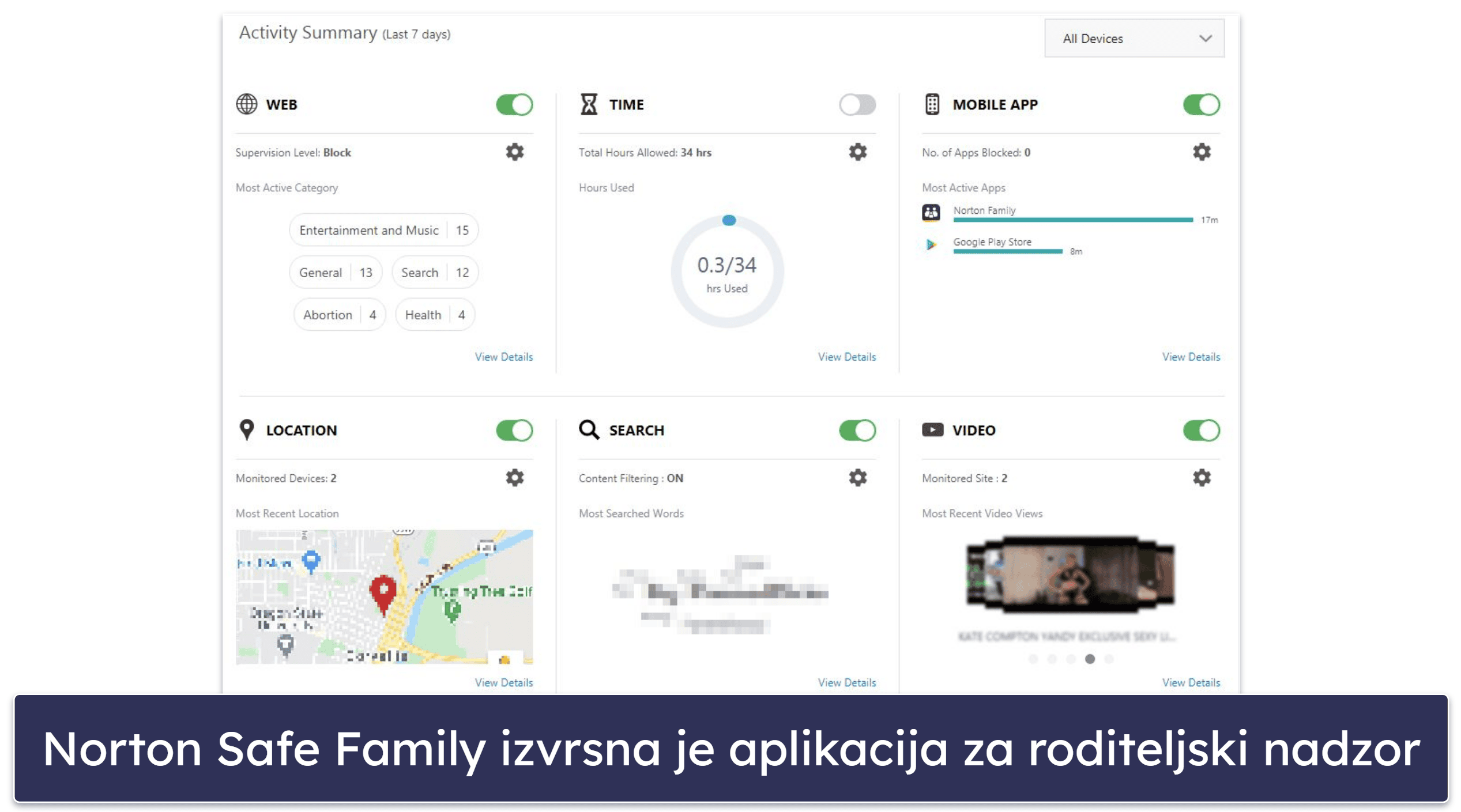 Nortonove značajke sigurnosti