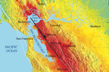 Haywired scenario shake map