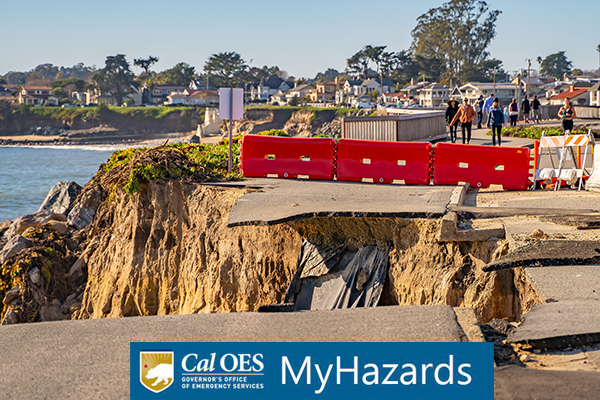 Cal OES MyHazards tool