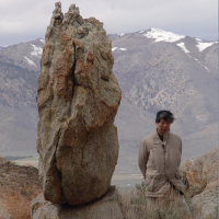 Seismological Research Letters cover from May/June 2011 featuring precariously balanced rocks. (cropped)