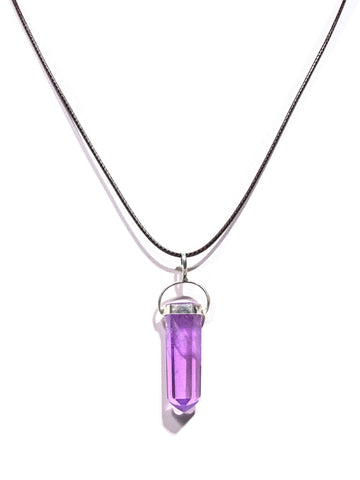 Amethyst Polished Point Pendant