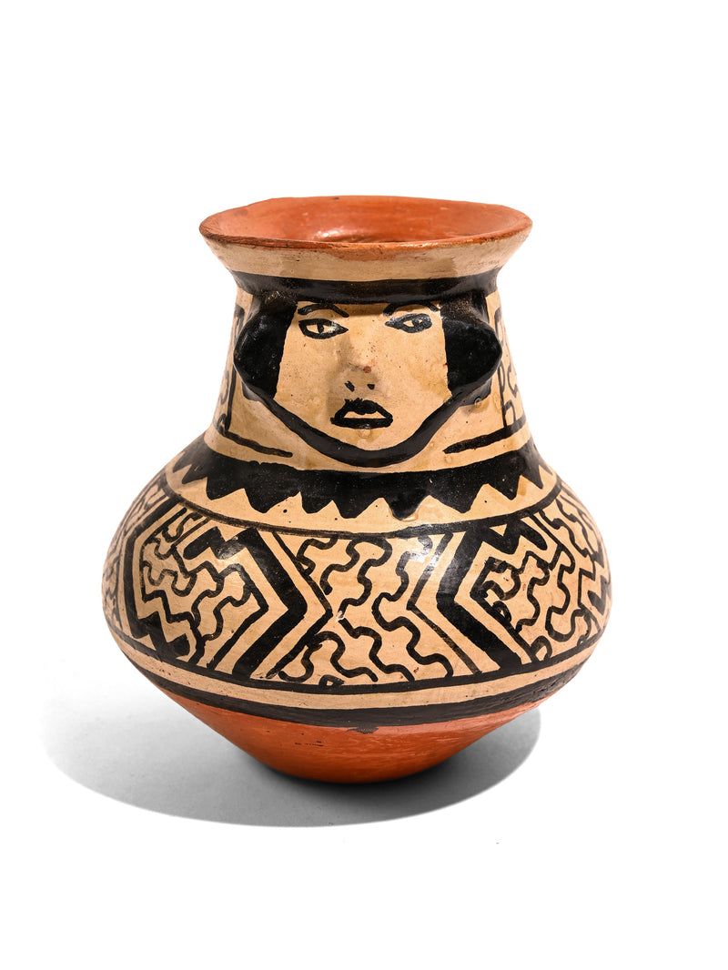 Shipibo Amazon Jungle Ceramic Effigy Vessel