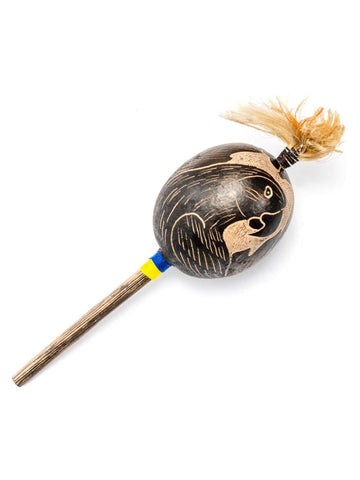 Peruvian Amazon Gourd Rattle - Tufted