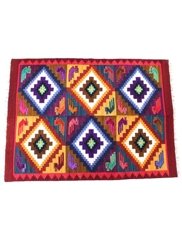 Handwoven Andean Area Rug