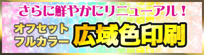 RGB原稿もより美しく！広域色印刷オプション