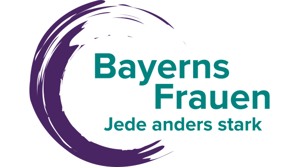 Logo Bayerns Frauen - Jede anders stark!