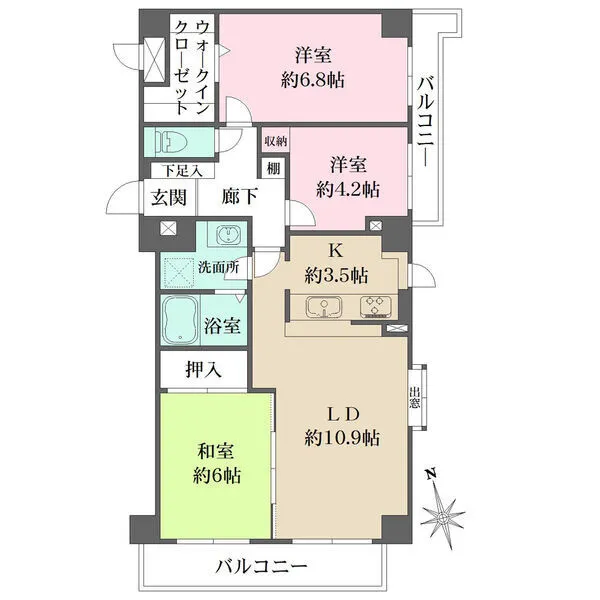 千種春岡パークハウス 間取図