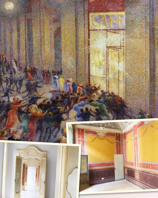 Umberto Boccioni’s Rissa in galleria (Riot in the Gallery) will sit in the renovated Palazzo Citterio alongside paintings by Picasso and Modigliani