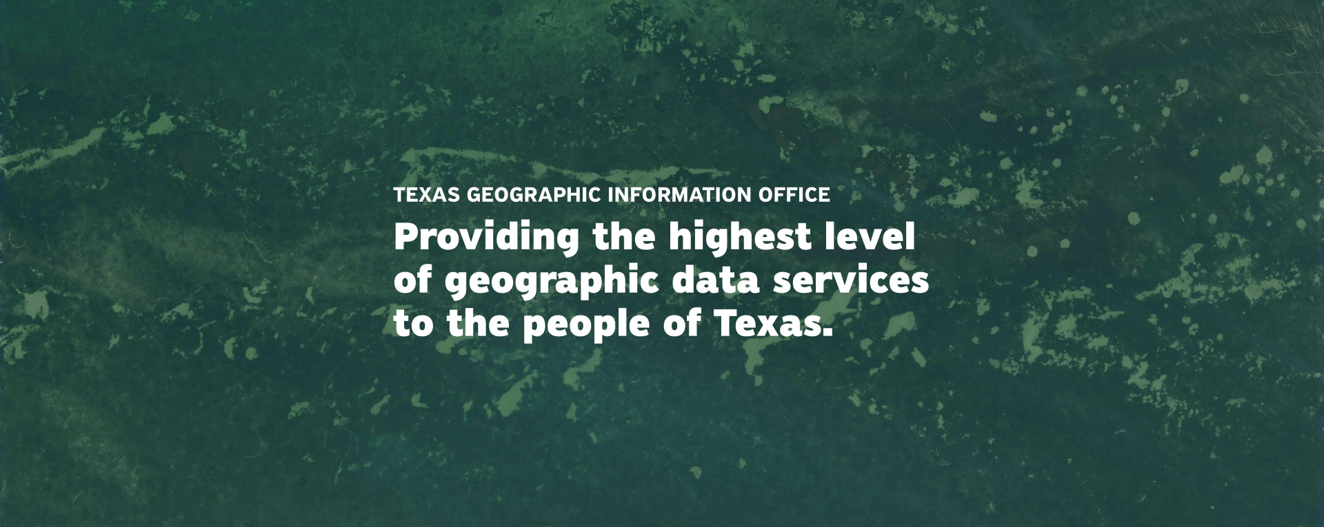 TxGIO - Providing the highest level of geographic data services to the people of Texas