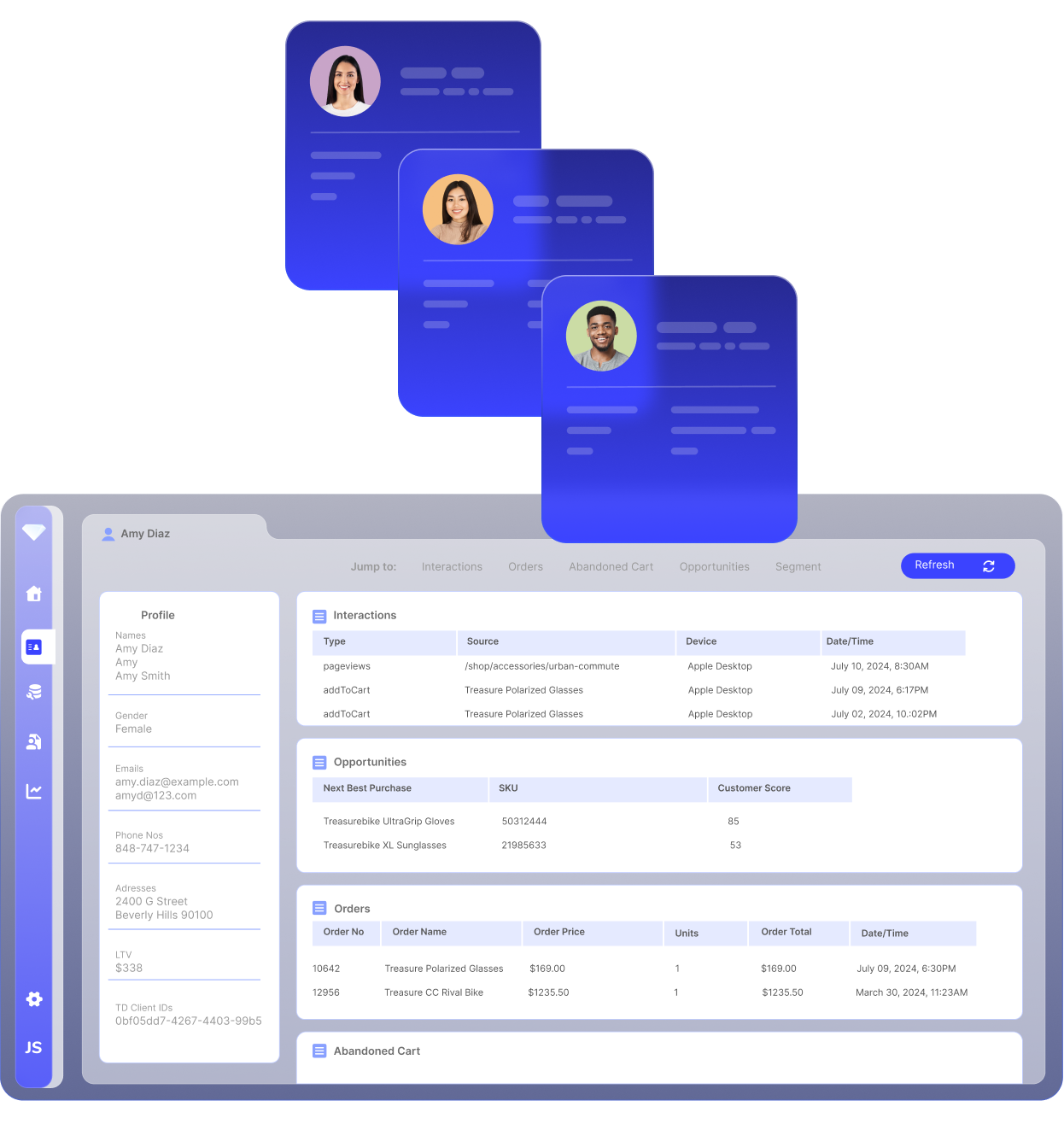 One Customer Profile. Real-time and Batch Data Unified. Only with a Real-Time CDP