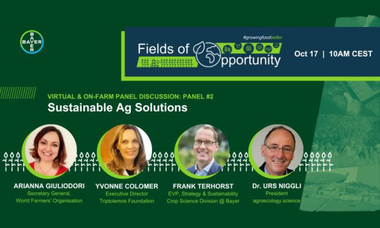 Fields of opportunity. Triptolemos Foundation participates in panel “Sustainable Ag Solutions”