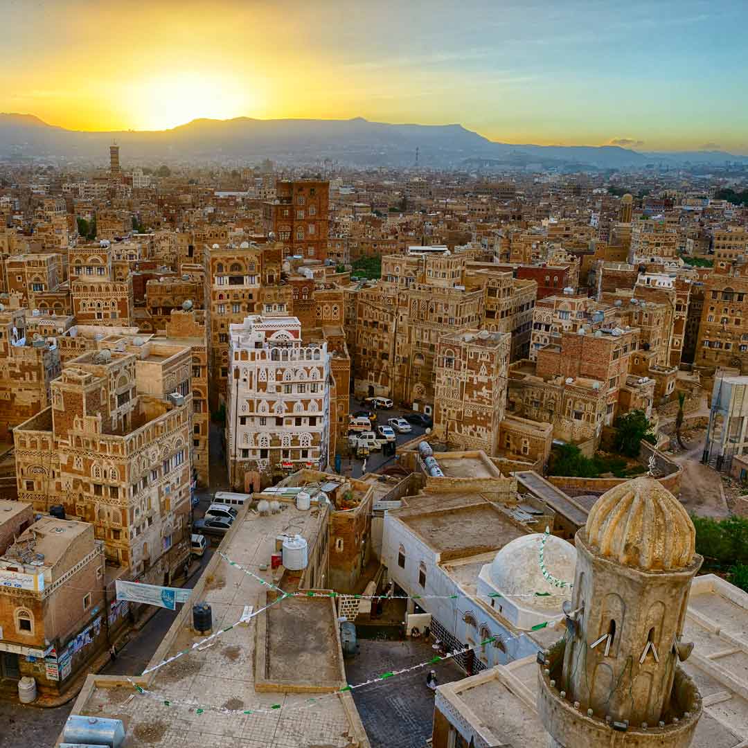 Sunrise over Sanaa, Yemen. Photo: iStock