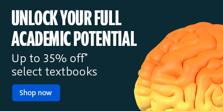 Unlock your full academic potential. Save up to thirty-five percent on select textbooks, plus exclusive offers to Complete Anatomy and Osmosis from Elsevier.