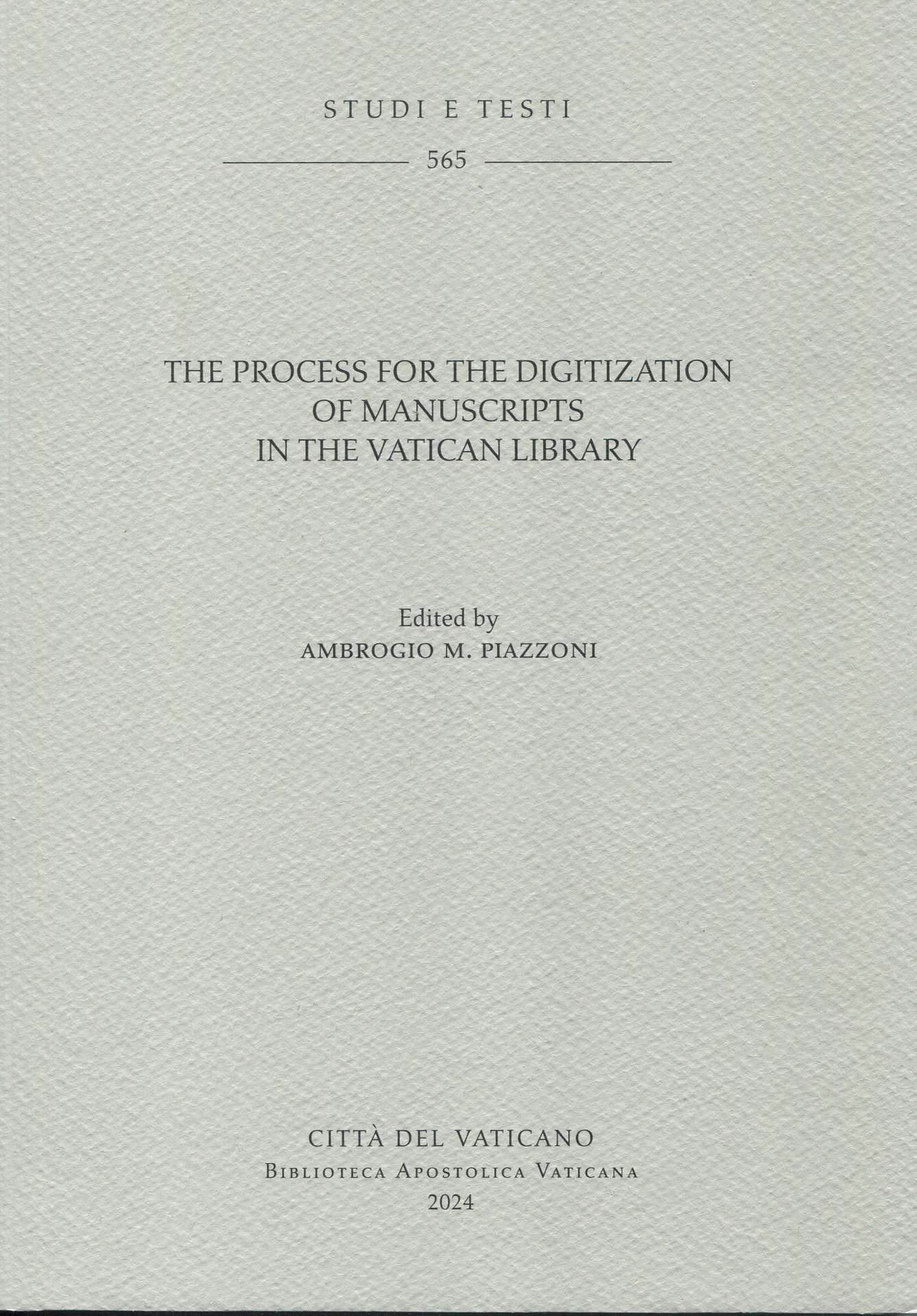 The process for the digitization of manuscripts in the Vatican Library.