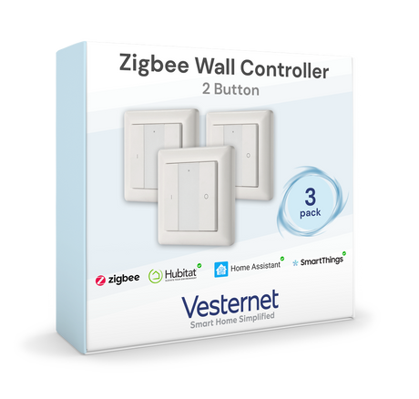 Vesternet Zigbee Wall Controller - 2 Button