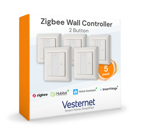 Vesternet Zigbee Wall Controller - 2 Button