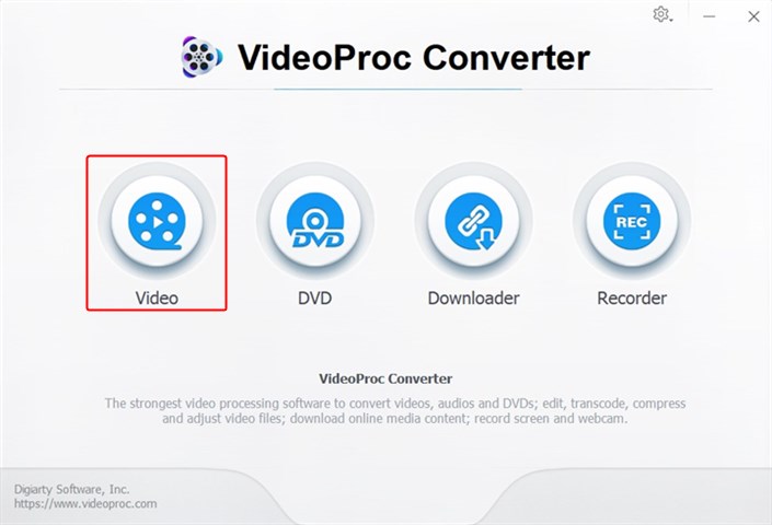 How to Convert MOV to MPG with VideoProc Converter AI - Step 1