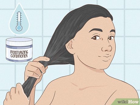 Applying product to the tips won't weigh down your hair near the roots.