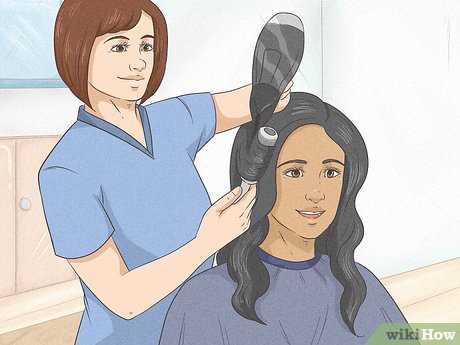 Step 5 Visit a hair stylist for a new, professional look.