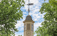 Wren Building cupola and weathervane